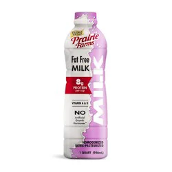 Prairie Farms Skim Milk UHT - 1qt