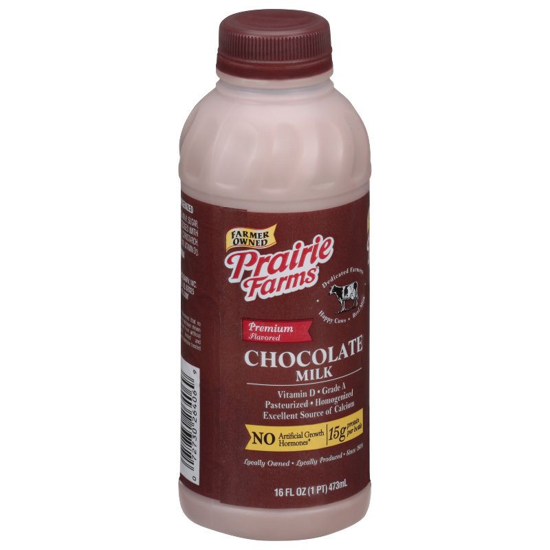 slide 2 of 6, Prairie Farms Premium Chocolate Milk UHT - 16 fl oz, 16 fl oz