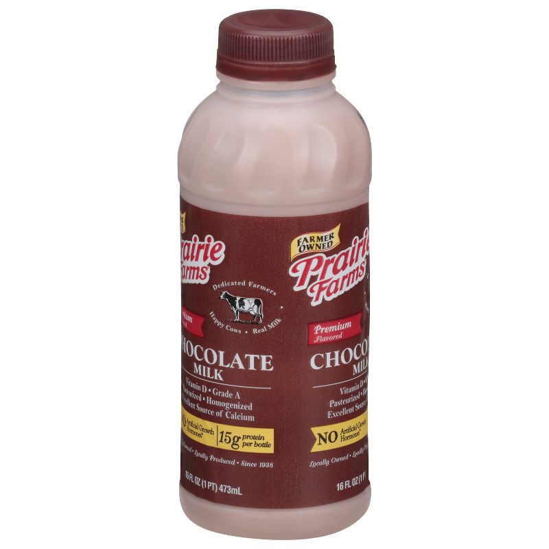 slide 3 of 6, Prairie Farms Premium Chocolate Milk UHT - 16 fl oz, 16 fl oz