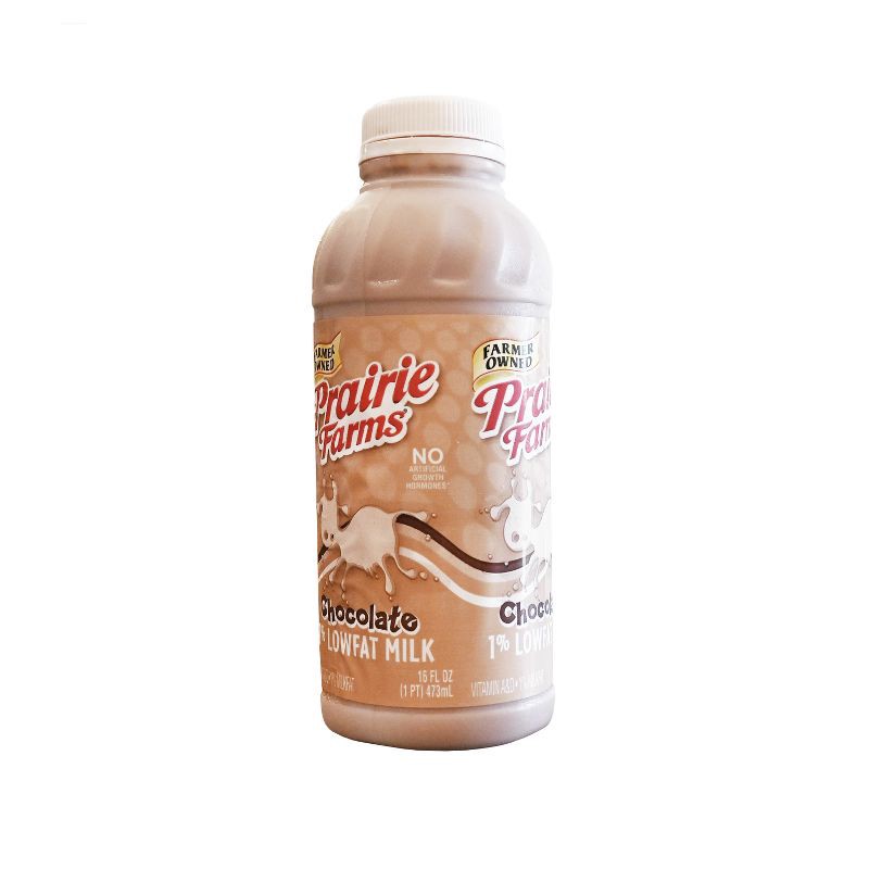 slide 3 of 6, Prairie Farms 1% Chocolate Milk UHT - 16 fl oz, 16 fl oz