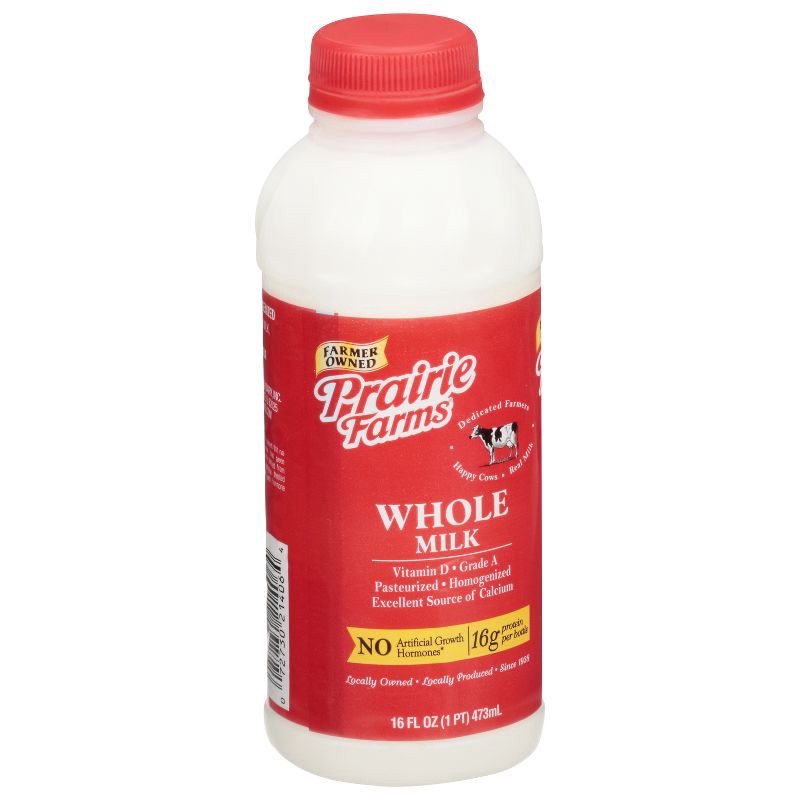 slide 2 of 6, Prairie Farms Whole Milk UHT - 16 fl oz, 16 fl oz