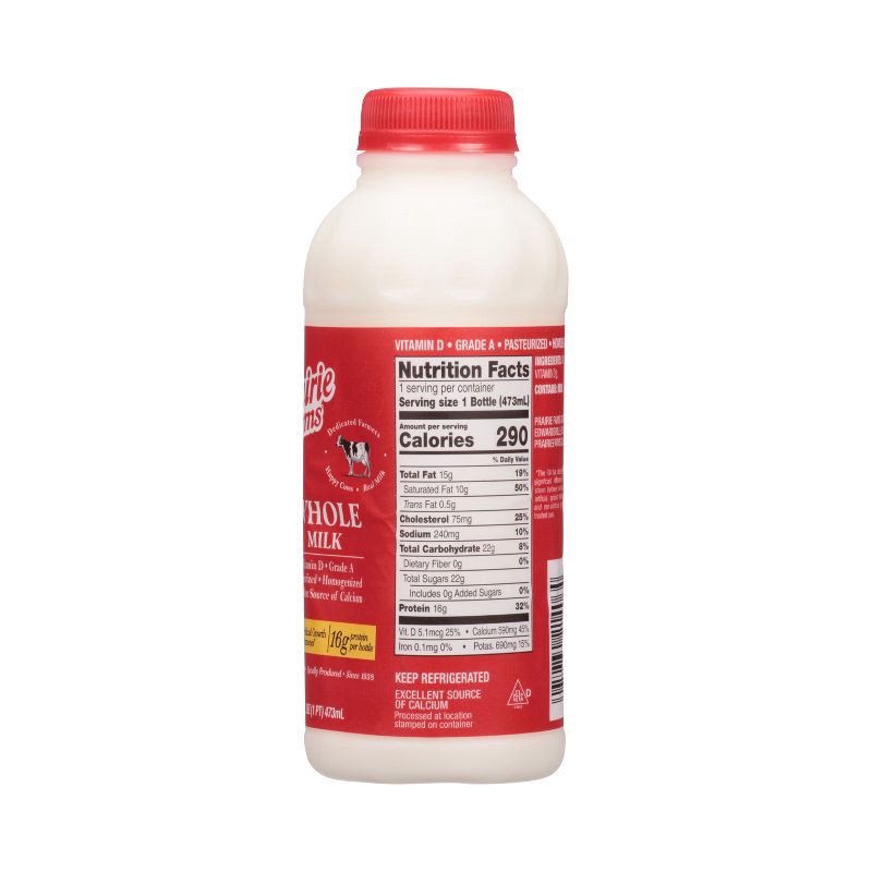 slide 4 of 6, Prairie Farms Whole Milk UHT - 16 fl oz, 16 fl oz