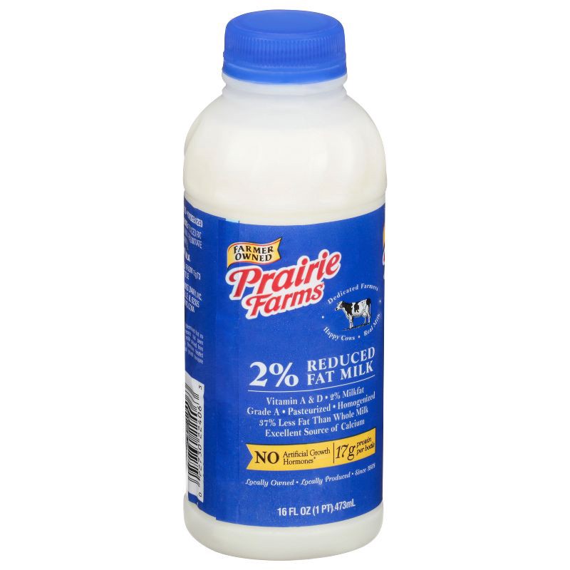 slide 2 of 5, Prairie Farms 2% Milk UHT - 16 fl oz, 16 fl oz