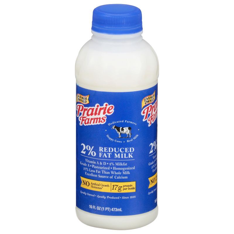 slide 3 of 5, Prairie Farms 2% Milk UHT - 16 fl oz, 16 fl oz