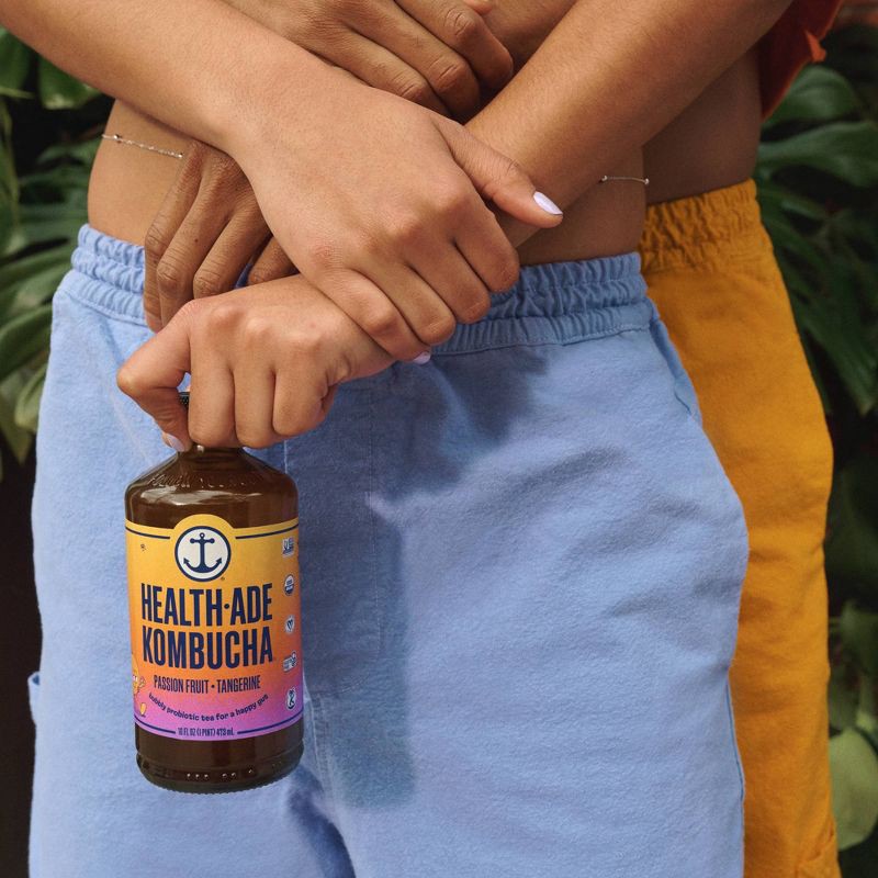 slide 9 of 9, Health-Ade Passion Fruit Tangerine Kombucha - 16 fl oz, 16 fl oz