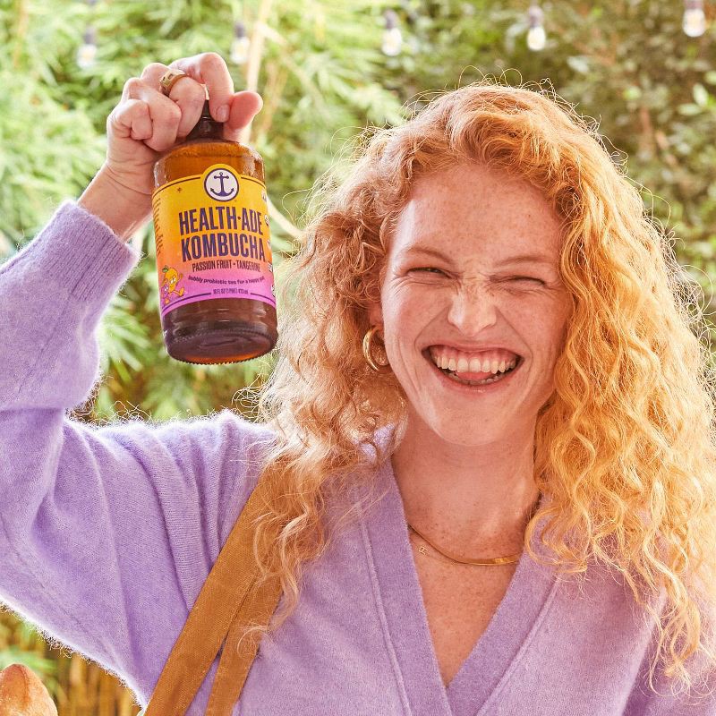 slide 6 of 9, Health-Ade Passion Fruit Tangerine Kombucha - 16 fl oz, 16 fl oz