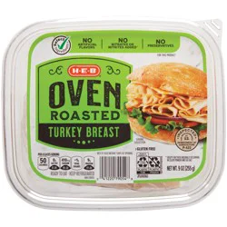 H-E-B Turkey Breast Oven Roasted Shaved