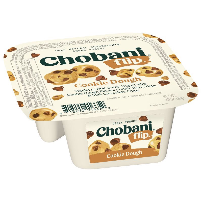 slide 3 of 7, Chobani Flip Cookie Dough Greek Yogurt - 4.5oz, 4.5 oz