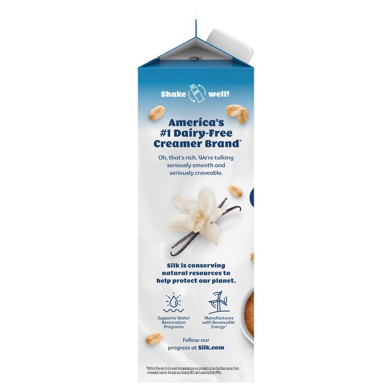 slide 11 of 11, Silk Oat Vanilla Dairy-Free Gluten Free Creamer - 32 fl oz, 32 fl oz