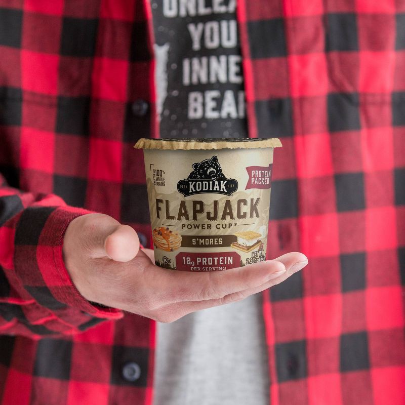 slide 5 of 6, Kodiak Cakes Protein-Packed Single-Serve Flapjack Cup S'mores - 2.36oz, 2.36 oz