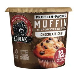 Kodiak Cakes Protein-Packed Single-Serve Muffin Cup Chocolate Chip - 2.36oz