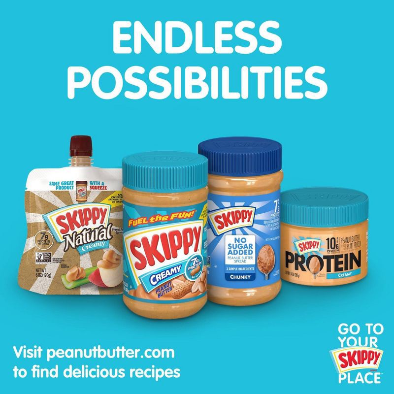 slide 1 of 5, Skippy Creamy Peanut Butter Twin Pack - 80oz / 2pk, 80 oz, 2 ct