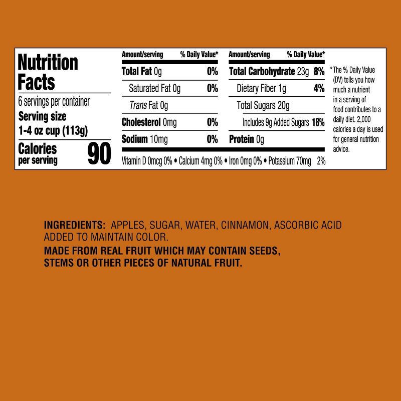 slide 4 of 4, Cinnamon Applesauce Cups - 24oz/6pk- Good & Gather™, 6 ct; 24 oz