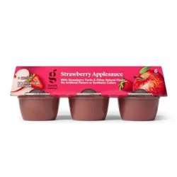 Strawberry Applesauce Cups - 24oz/6pk - Good & Gather™