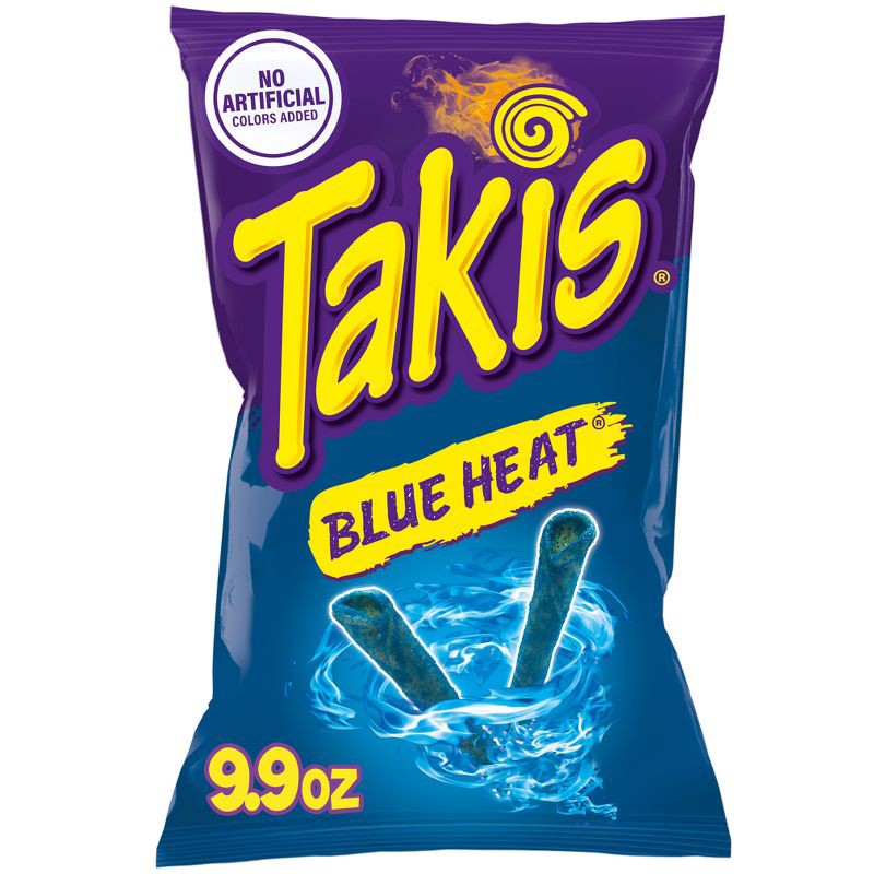 slide 1 of 10, Takis Rolled Blue Heat Tortilla Chips - 9.9oz, 9.9 oz