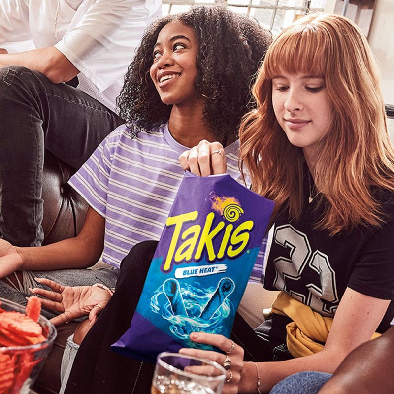 slide 5 of 8, Takis Rolled Blue Heat Tortilla Chips - 9.9oz, 9.9 oz