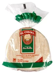 El Comal Corn Ranch Tortillas, 30 ct / 42.5 oz
