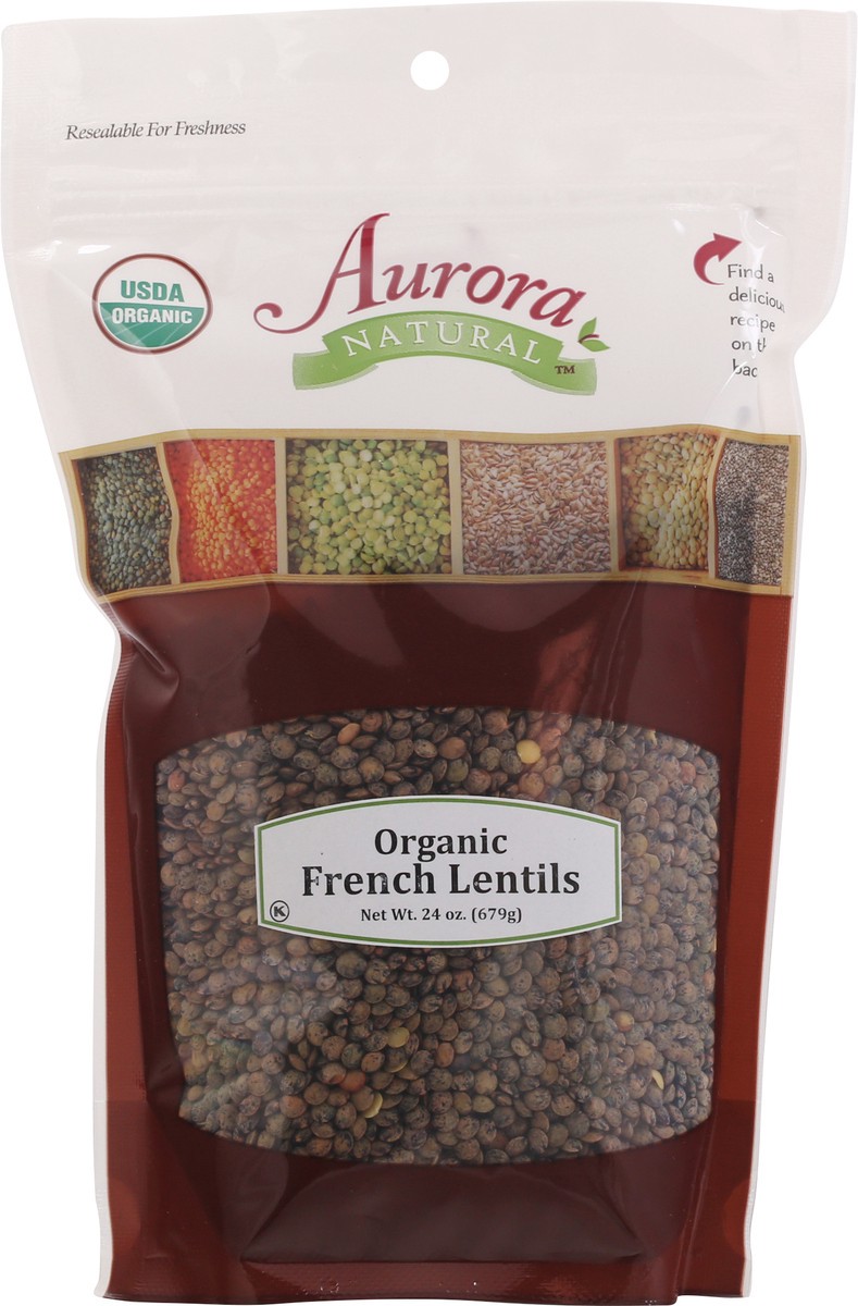 slide 6 of 9, Aurora Natural Natural Organic French Lentils 24 oz, 24 oz
