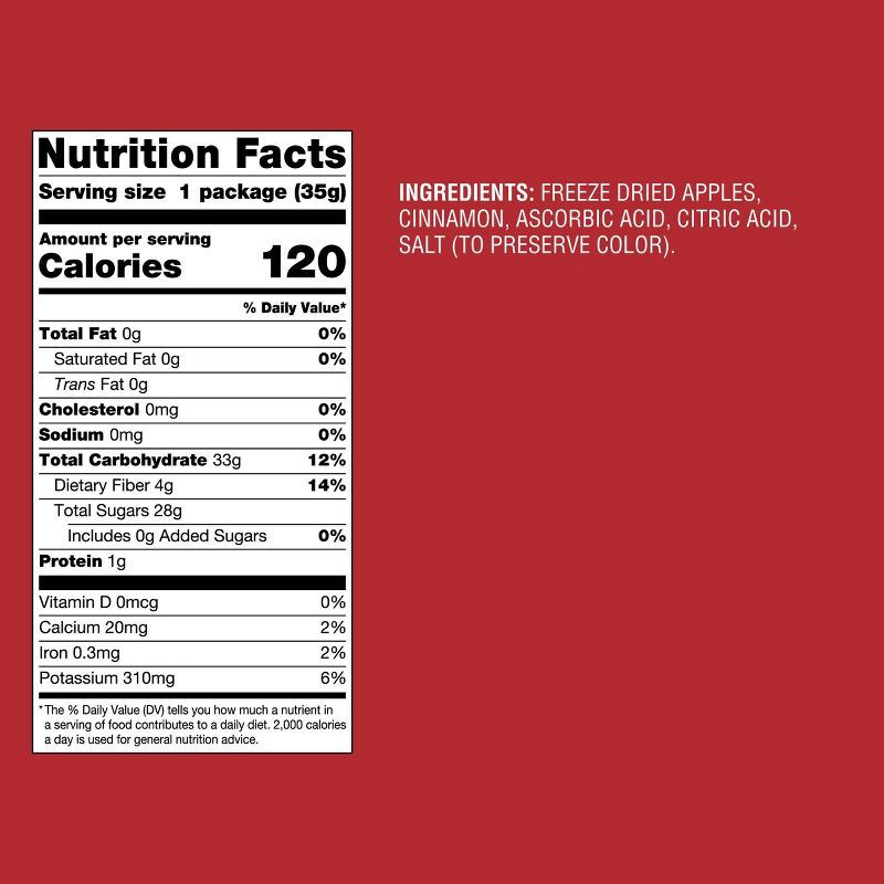 slide 4 of 4, Freeze Dried Cinnamon Apple Slices - 1.25oz - Good & Gather™, 1.25 oz