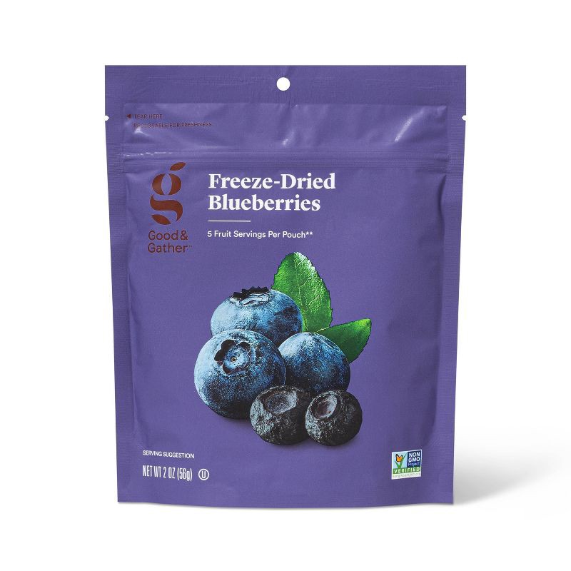 slide 1 of 3, Freeze Dried Blueberries - 2oz - Good & Gather™, 2 oz