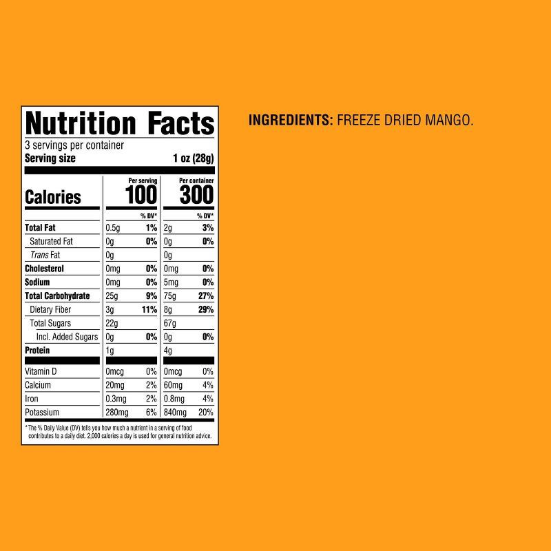 slide 4 of 4, Freeze Dried Mango Slices - 3oz - Good & Gather™, 3 oz