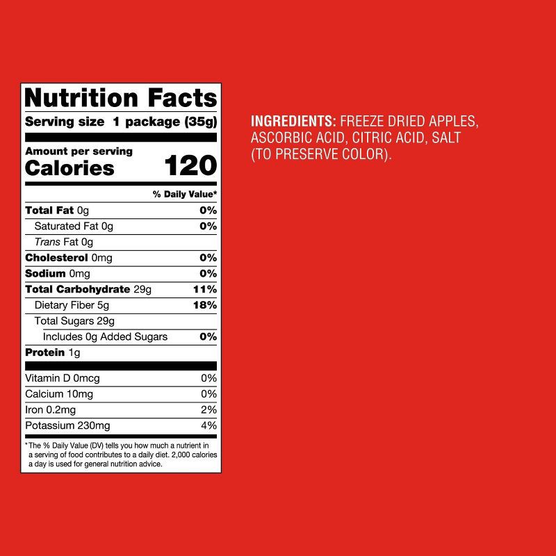 slide 4 of 4, Freeze Dried Apple Slices - 1.25oz - Good & Gather™, 1.25 oz