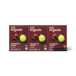 6pk Organic Thompson Raisins - 6oz/6ct - Good & Gather™