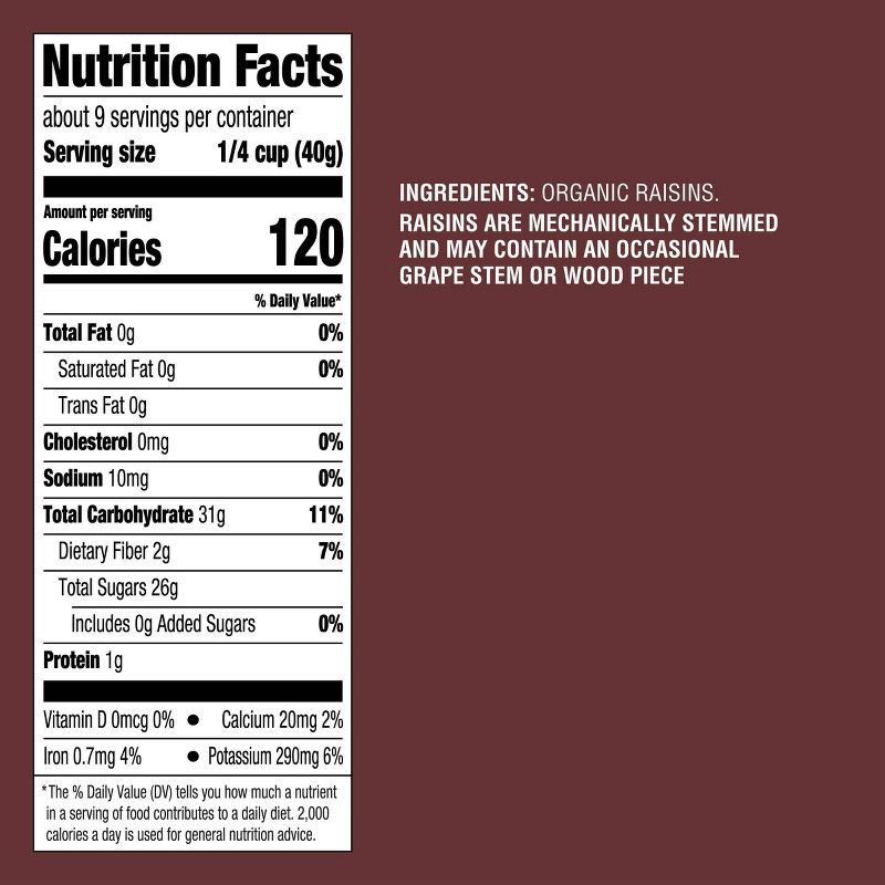 slide 5 of 5, Organic Thompson Raisins - 12oz - Good & Gather™, 12 oz