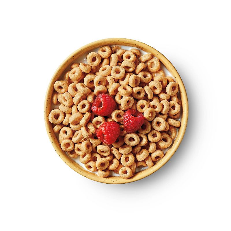 slide 3 of 4, Organic Honey Nut Hoops Breakfast Cereal - 12.25oz - Good & Gather™, 12.25 oz