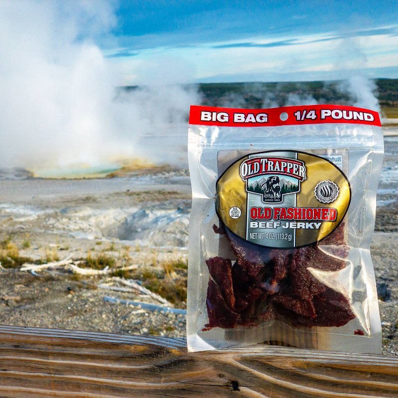 slide 4 of 4, Old Trapper Old Fashion Beef Jerky - 4oz, 4 oz