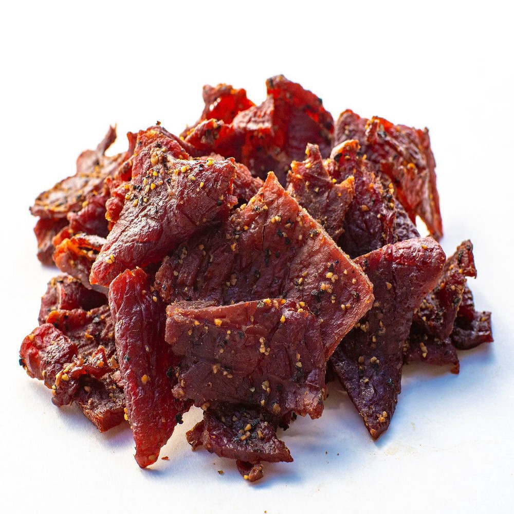 slide 2 of 3, Old Trapper Peppered Beef Jerky 4 oz, 4 oz