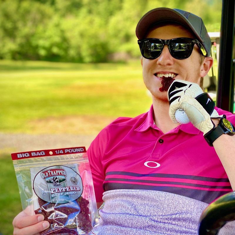 slide 3 of 4, Old Trapper Peppered Beef Jerky - 4oz, 4 oz