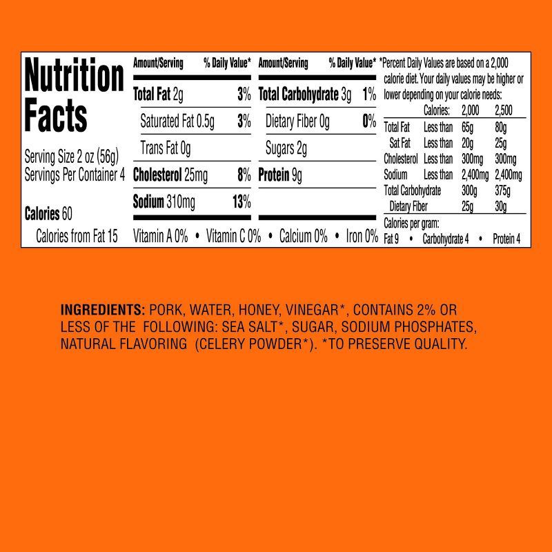 slide 4 of 4, Lower Sodium Uncured Honey Ham Ultra-Thin Deli Slices - 8oz - Good & Gather™, 8 oz