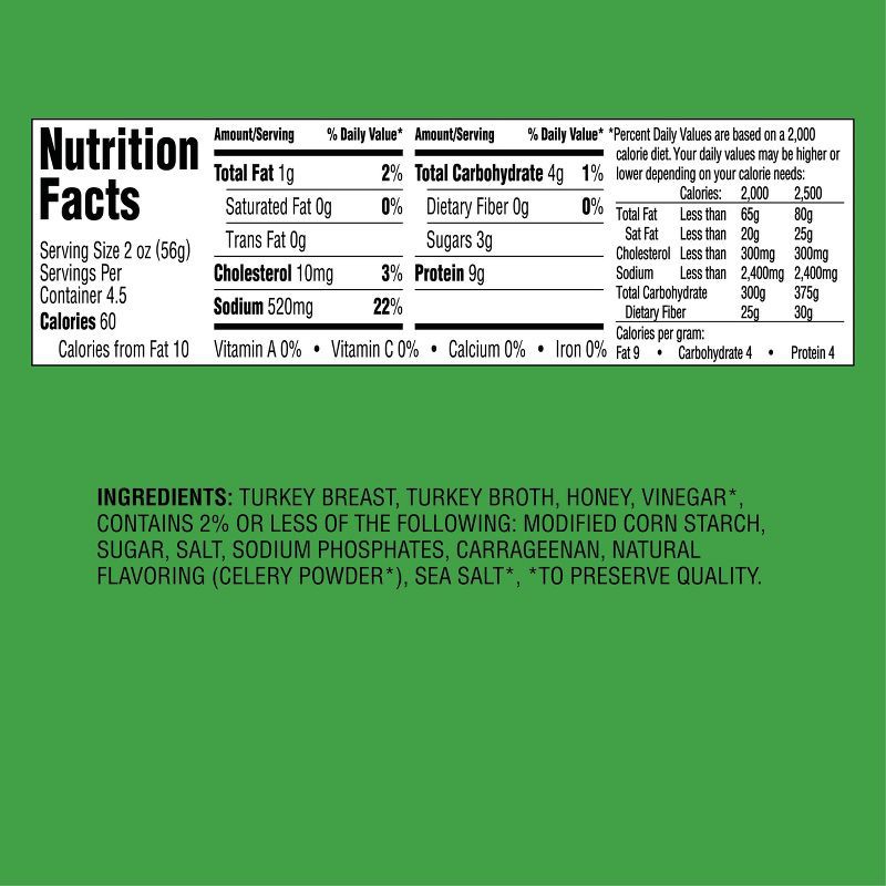 slide 4 of 4, Smoked Honey Turkey Breast Ultra-Thin Deli Slices - 9oz - Good & Gather™, 9 oz