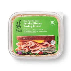 Smoked Honey Turkey Breast Ultra-Thin Deli Slices - 9oz - Good & Gather™