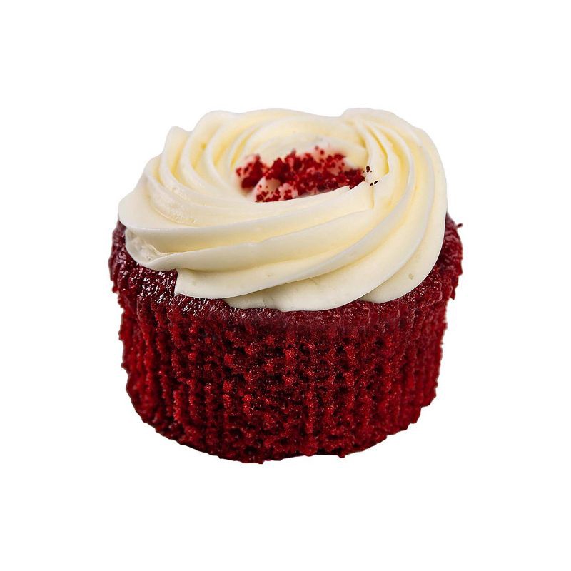 slide 2 of 3, Just Desserts Red Velvet Cupcake 4.4oz, 4.4 oz