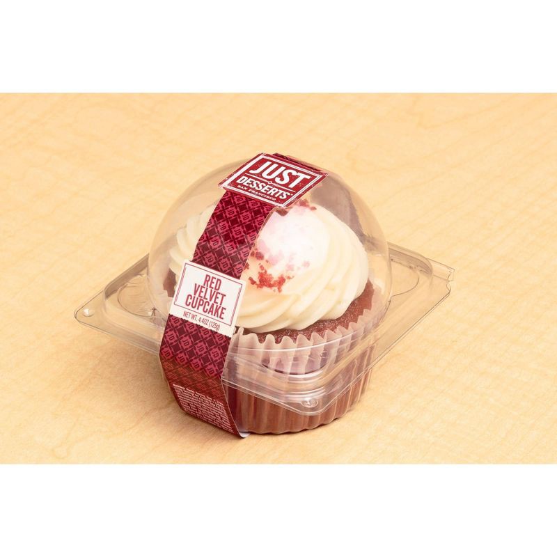 slide 3 of 3, Just Desserts Red Velvet Cupcake 4.4oz, 4.4 oz