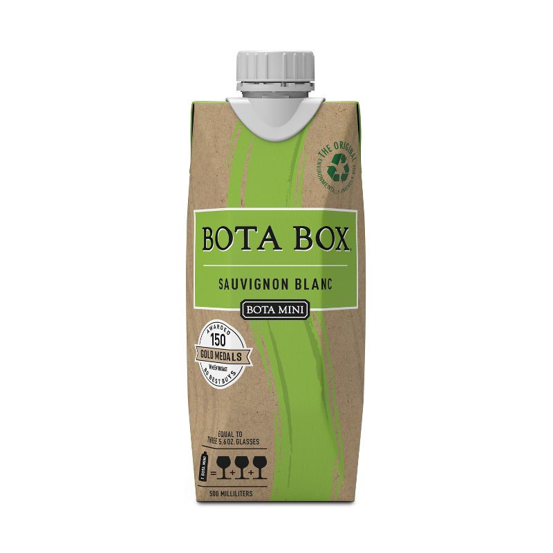 slide 1 of 8, Bota Box Bota Mini Sauvingon Blanc White Wine - 500ml Box, 500 ml