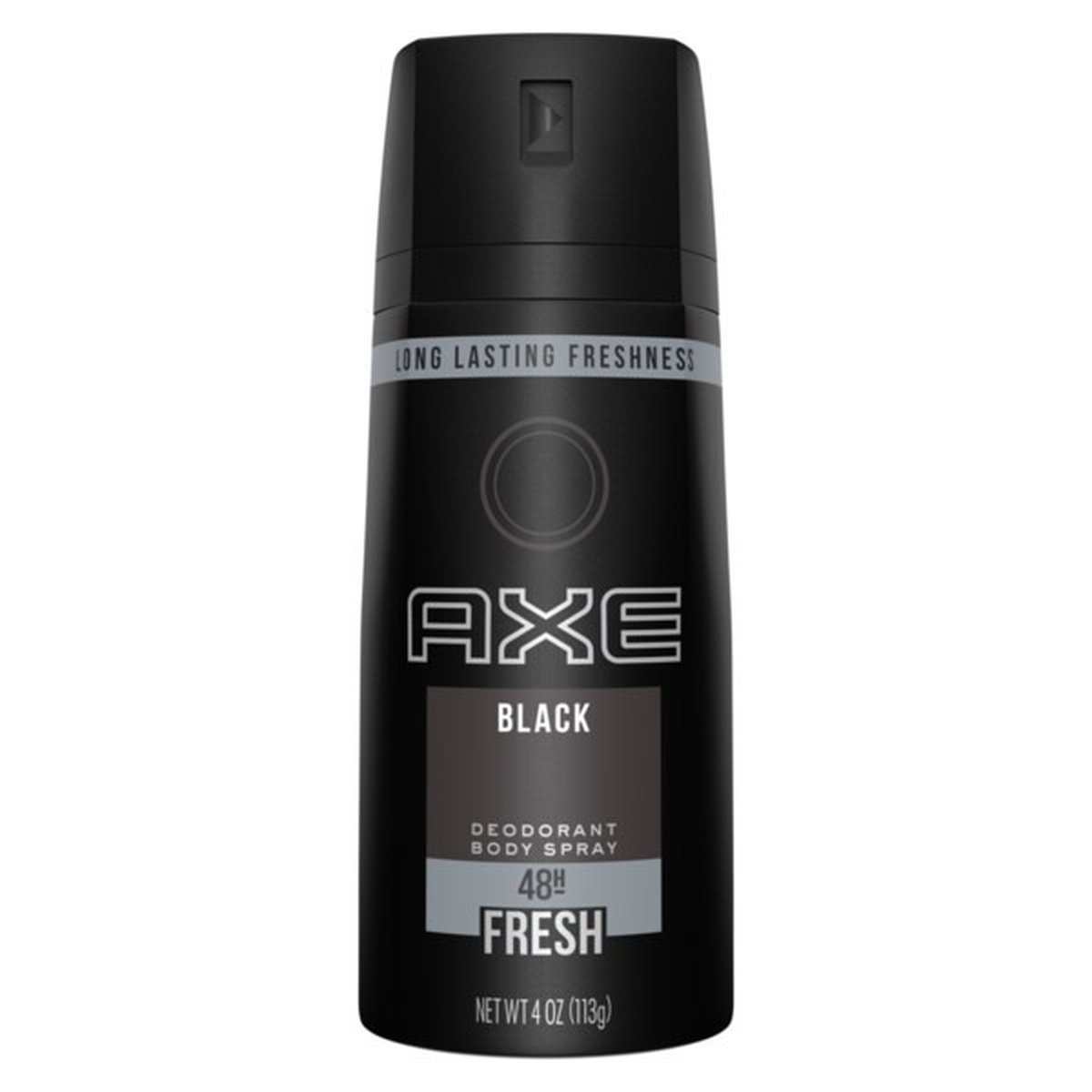 slide 1 of 1, AXE Dual Action Body Spray Deodorant Black, 4 oz