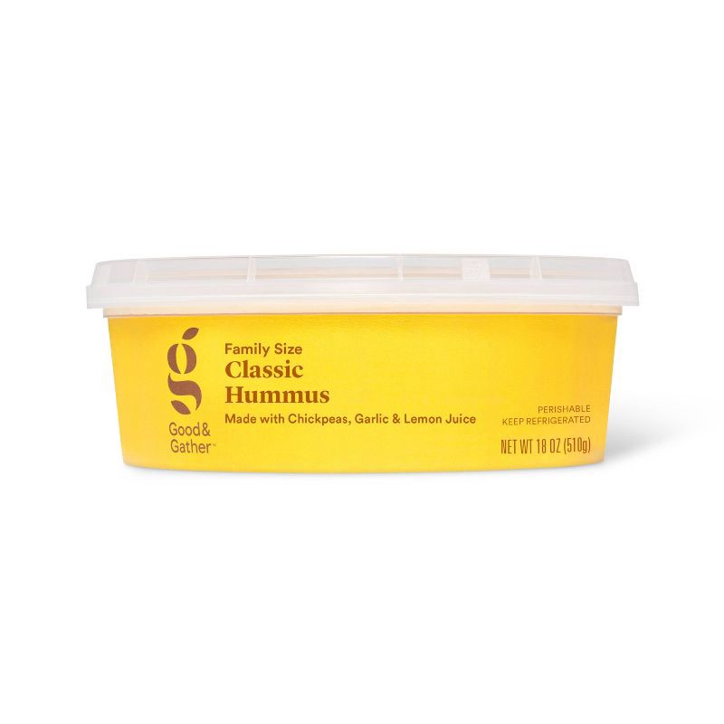 slide 4 of 4, Classic Hummus - 18oz - Good & Gather™, 18 oz