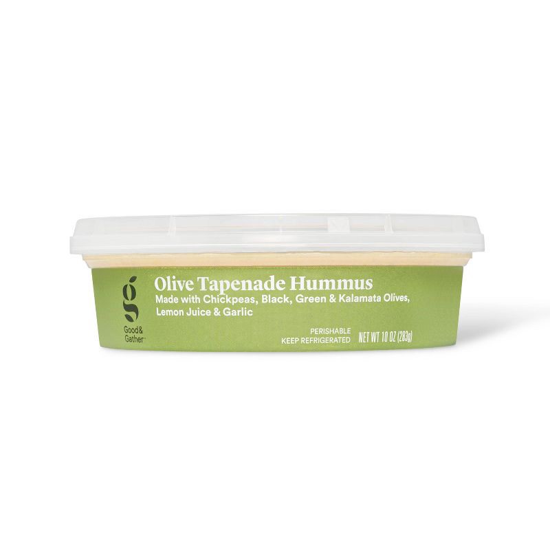 slide 4 of 4, Olive Tapenade Hummus - 10oz - Good & Gather™, 10 oz