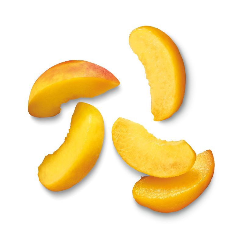 slide 3 of 3, Frozen Sliced Peaches - 16oz - Good & Gather™, 16 oz