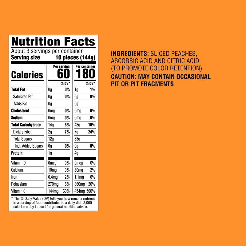 slide 4 of 4, Frozen Sliced Peaches - 16oz - Good & Gather™, 16 oz