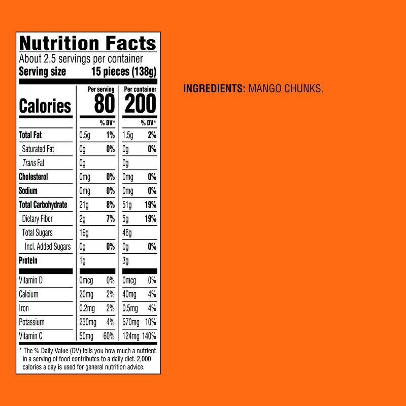 slide 4 of 4, Frozen Mango Fruit Chunks - 12oz - Good & Gather™, 12 oz