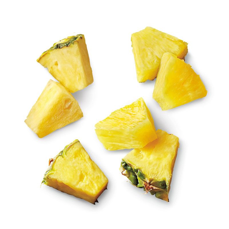 slide 3 of 3, Frozen Pineapple Fruit Chunks - 16oz - Good & Gather™, 16 oz