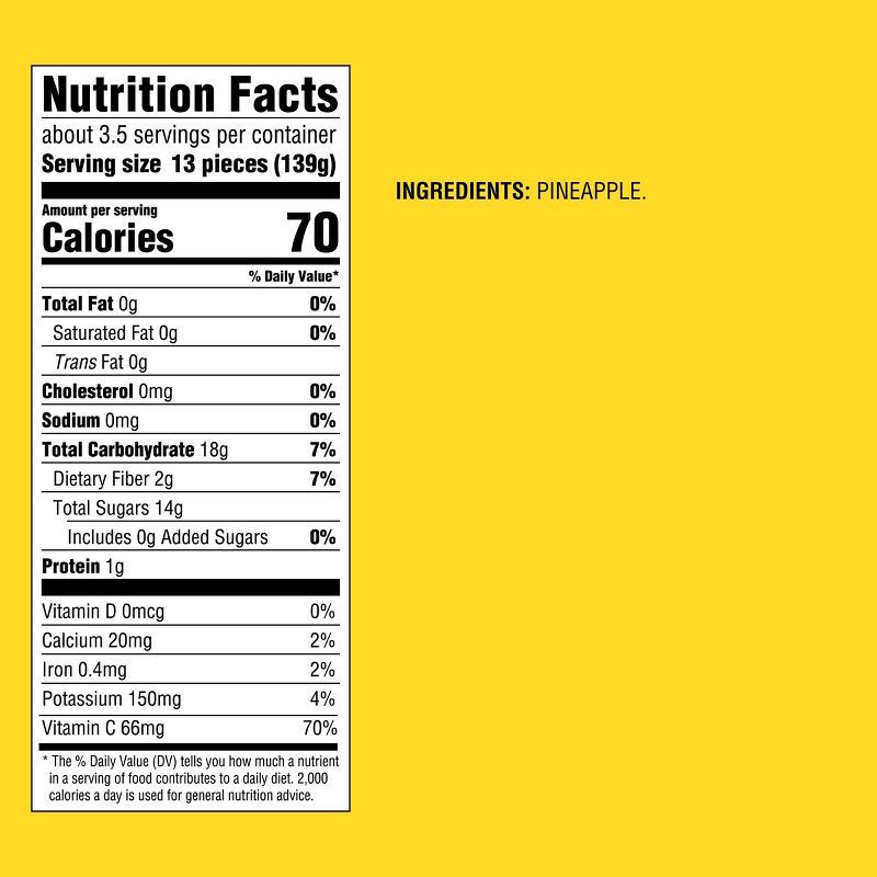 slide 4 of 4, Frozen Pineapple Fruit Chunks - 16oz - Good & Gather™, 16 oz