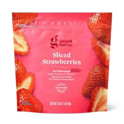 Frozen Sliced Strawberries - 16oz - Good & Gather™