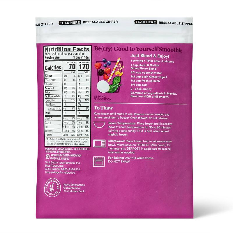 slide 2 of 3, Frozen Mixed Berries - 12oz - Good & Gather™, 12 oz
