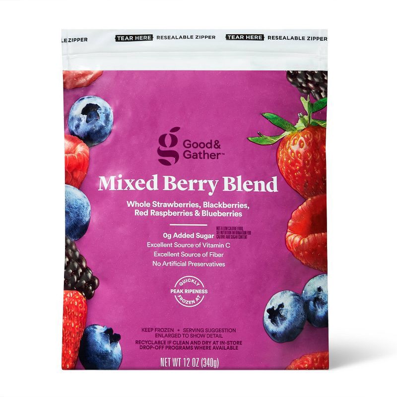 slide 1 of 3, Frozen Mixed Berries - 12oz - Good & Gather™, 12 oz