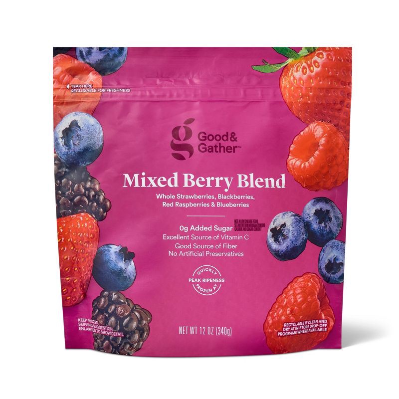 slide 1 of 4, Frozen Mixed Berries - 12oz - Good & Gather™, 12 oz